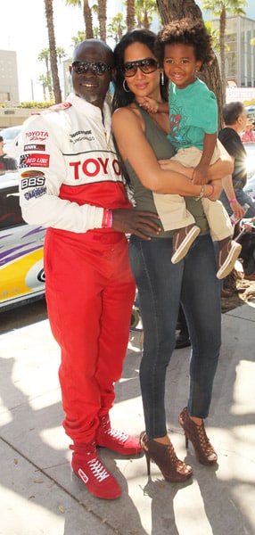 Djimon Hounsou Kimora Lee and their son, Kenzo Lee Hounsou