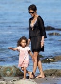 Halle Berry and Nahla at a Malibu Beach