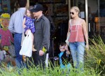 Nicole Richie with Joel Madden and their children Harlow and Sparrow