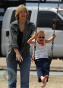 Violet and Gramma Chris Affleck