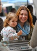 Alyson Hannigan and daughter Satyana