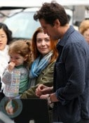 Alyson Hannigan and Alexis Denisoff with daughter Satyana