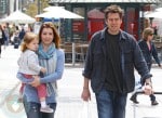 Alyson Hannigan and Alexis Denisoff with daughter Satyana