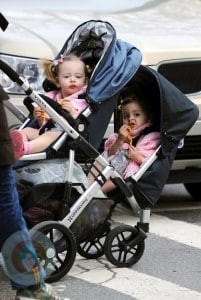 Sarah Jessica Parker with daughters Marion & Tabitha Broderick