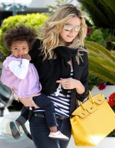 Heidi Klum with daughter Lou