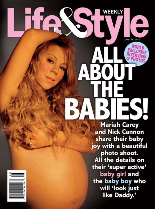 Mariah Carey covers Life & Style