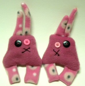 Maddies Sock Minions - Polka and Dot-Microwavable hand warmer pocket minionsFrom Maddiessockminions