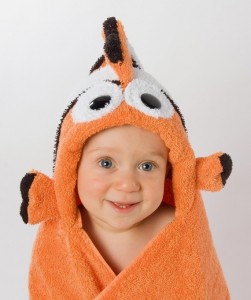 RubaDub Buddies - Clownfish Hooded Towel