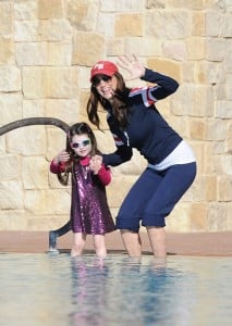 Samantha Harris and her daughter Josselyn