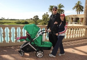 Samantha Harris with Michael Hess at Pelican Hill