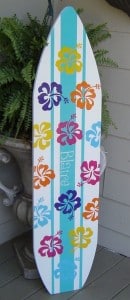 Sunday Treasures - 4FT SURFBOARD Hawaiian wall art decor