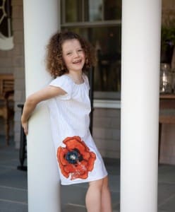 The Measure - Upcycled poppy dress