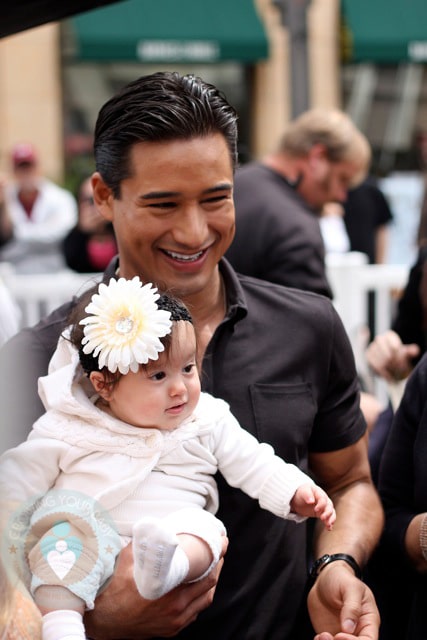 Mario Lopez with Gia Francesca