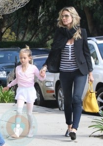 Heidi Klum with daughter Leni