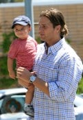 Tom Brady With his son Benjamin