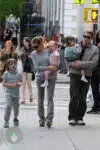 Sarah Jessica Parker and Matthew Broderick with son James and daughters Marion and Tabitha