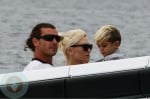 Gwen Stefani and Gavin Rossdale with son Kingston in Cannes