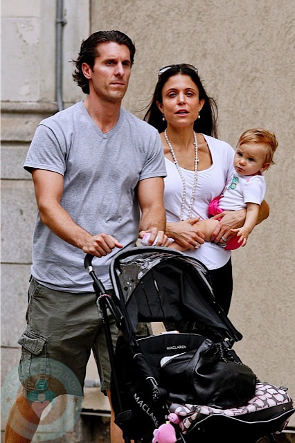 Bethenny Frankel with husband Jason Hoppy and daughter Bryn