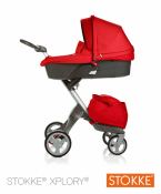 2011 Stokke Xplory - red bassinet