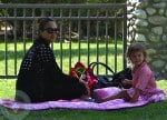 Jessica Alba with daughter Honor Marie At Coldwater Park