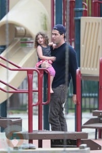 Jason Goldberg with daughter Jagger