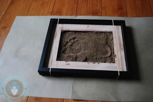 footprint - footprint in the sand