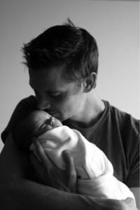 Jesse Warren and Baby Finn
