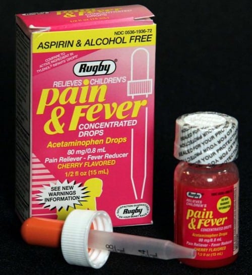 Recalled Rugby Children's Pain & Fever Concentrated Drops