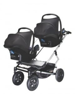 Mountain Buggy Duet  with 2 carseats