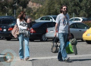 Chris Robinson with wife Allison Bridges and their daughter Cheyenne