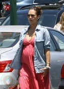 Pregnant Jessica Alba in LA