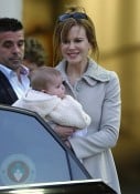 Nicole Kidman and daughter Faith in Australia
