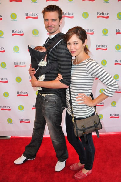 Jesse Warren, actress Autumn Reeser and son Finn