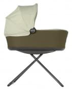 Mylo Bassinet on Bassinet Stand Welly Green Bassinet with Sa