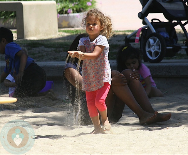 Nahla Berry at the park