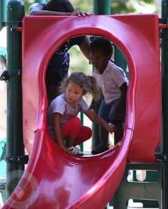 Nahla Berry at the park