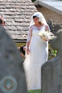 Lily Allen at her wedding