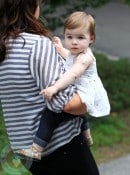 Tiffani Thiessen with daughter Harper