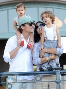 Matthew McConaughey and Camila Alves with kids Levi and Vida