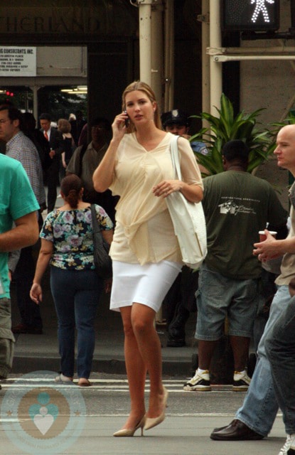 Pregnant Ivanka Trump in NYC