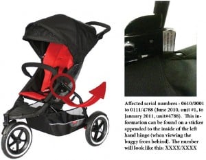 image of phil&teds Explorer recalled stroller