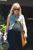 A pregnant Kimberly Stewart out in LA