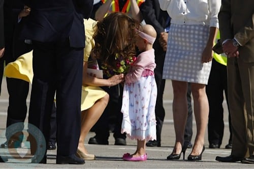 Kate Middleton and Diamond Marshall in Calgary