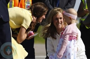 Kate Middleton and Diamond Marshall in Calgary