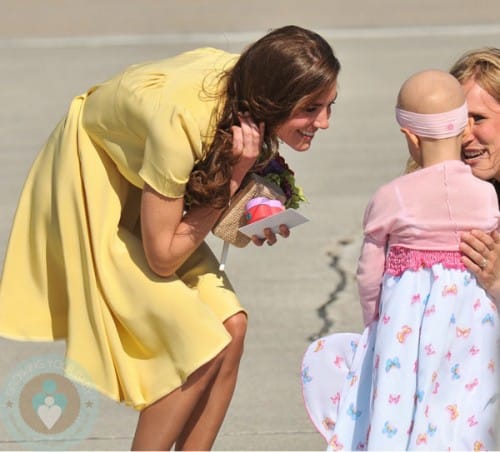 Kate Middleton and Diamond Marshall in Calgary