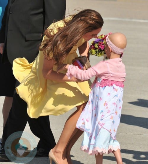 Kate Middleton and Diamond Marshall in Calgary