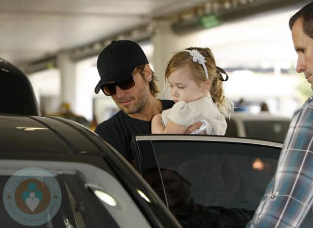 Keith Urban with daughter Sunday Rose