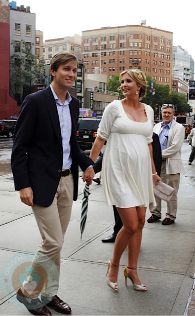 Pregnant Ivanka Trump and Jared Kushner