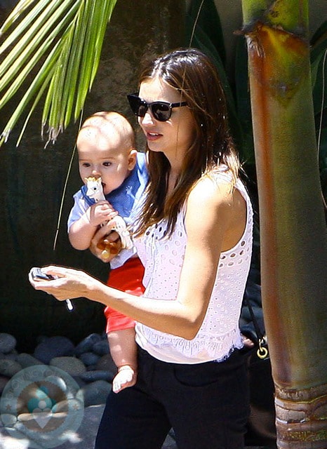 Miranda Kerr and son Flynn Bloom