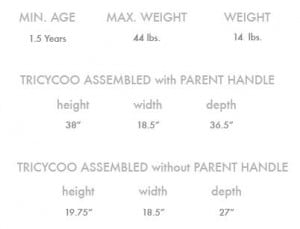 TRICYCOO-SPECS